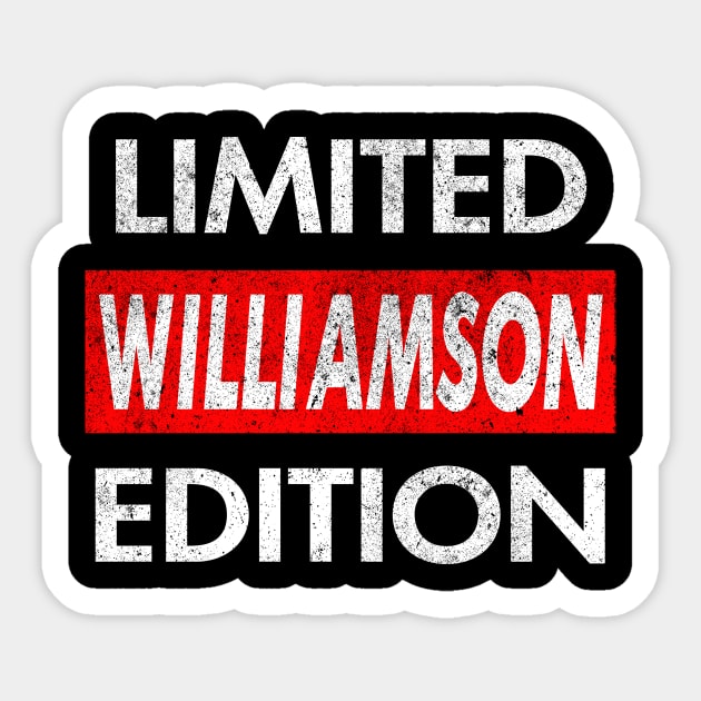 Williamson Sticker by Guitar Hero-Typography 